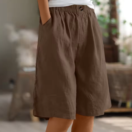 TESSA – RELAXED LINEN SHORTS