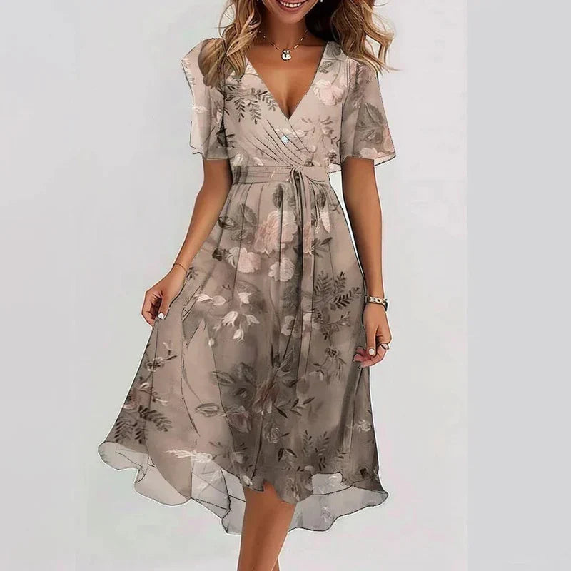 ISLA – FLORAL MIDI DRESS