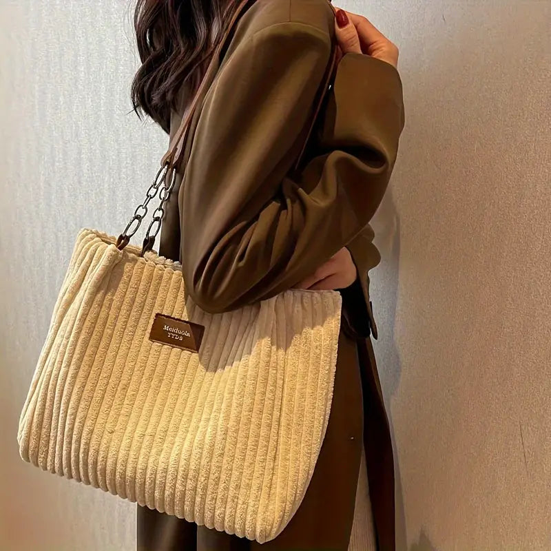 IVY – CORDUROY TOTE BAG