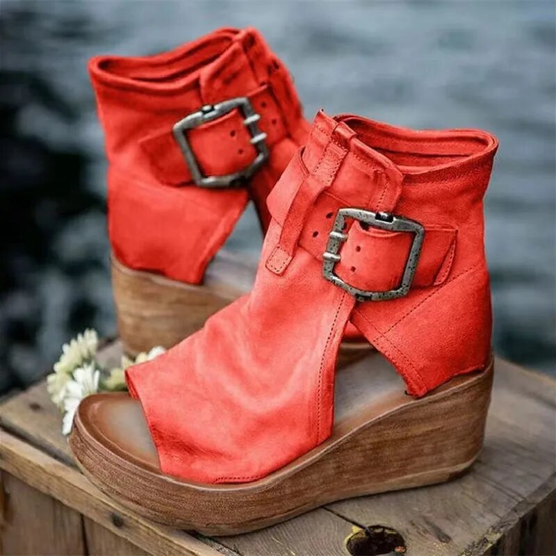 MARLOWE – WEDGE SANDALS