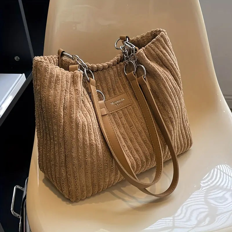 IVY – CORDUROY TOTE BAG