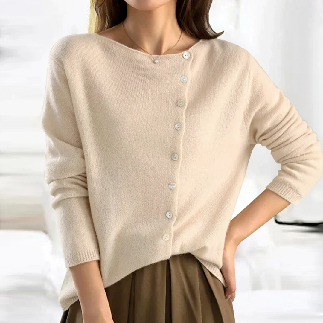 ESME – BUTTON KNIT SWEATER