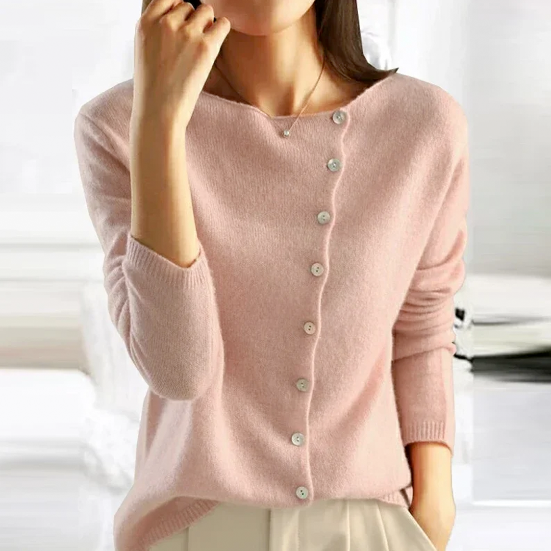 ESME – BUTTON KNIT SWEATER
