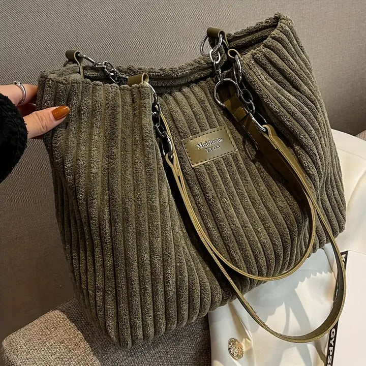 IVY – CORDUROY TOTE BAG