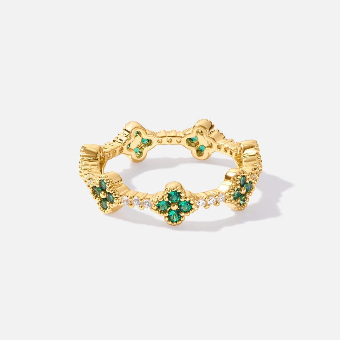 IVY – LUCKY CLOVER RING