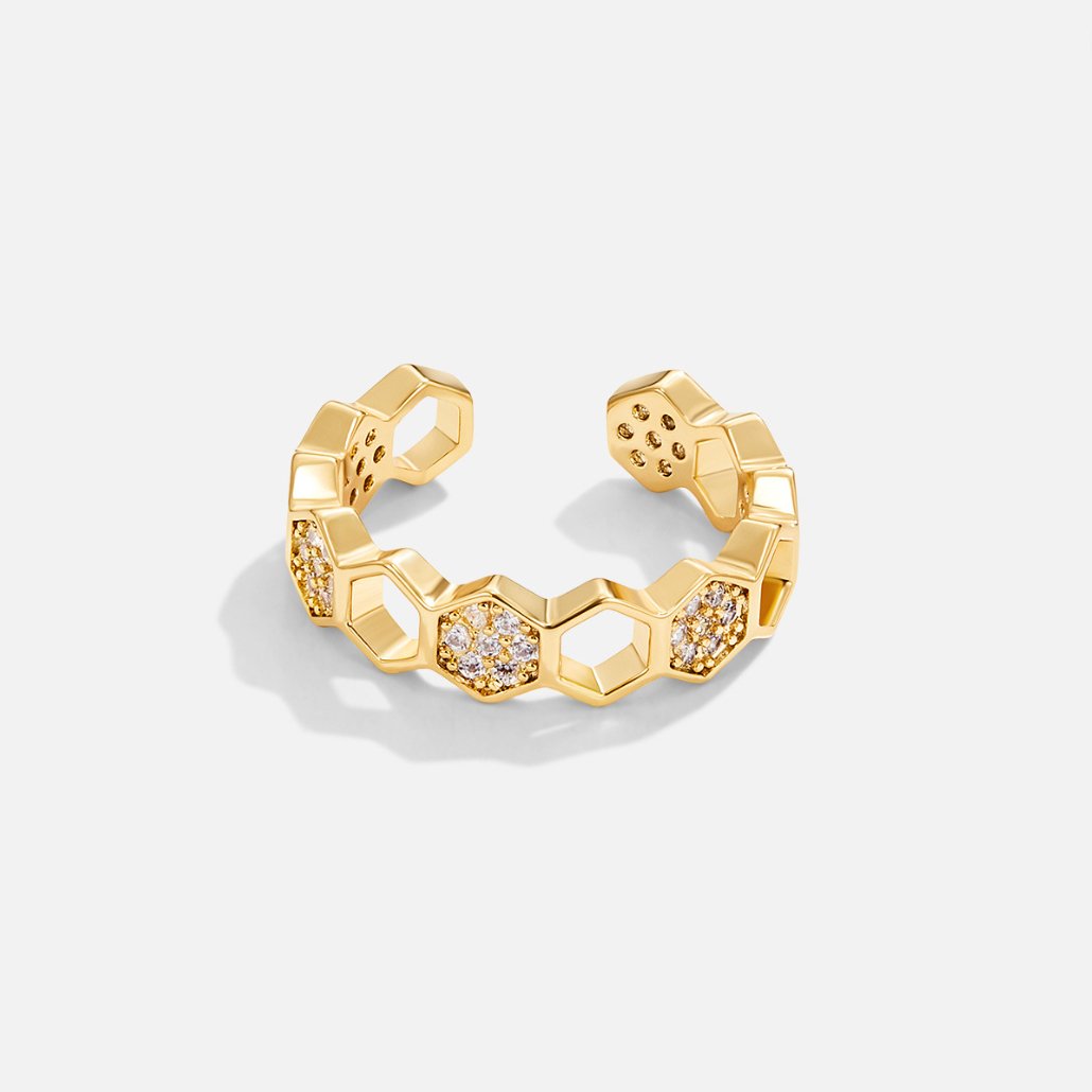 NOLA – GOLD & CRYSTAL RING