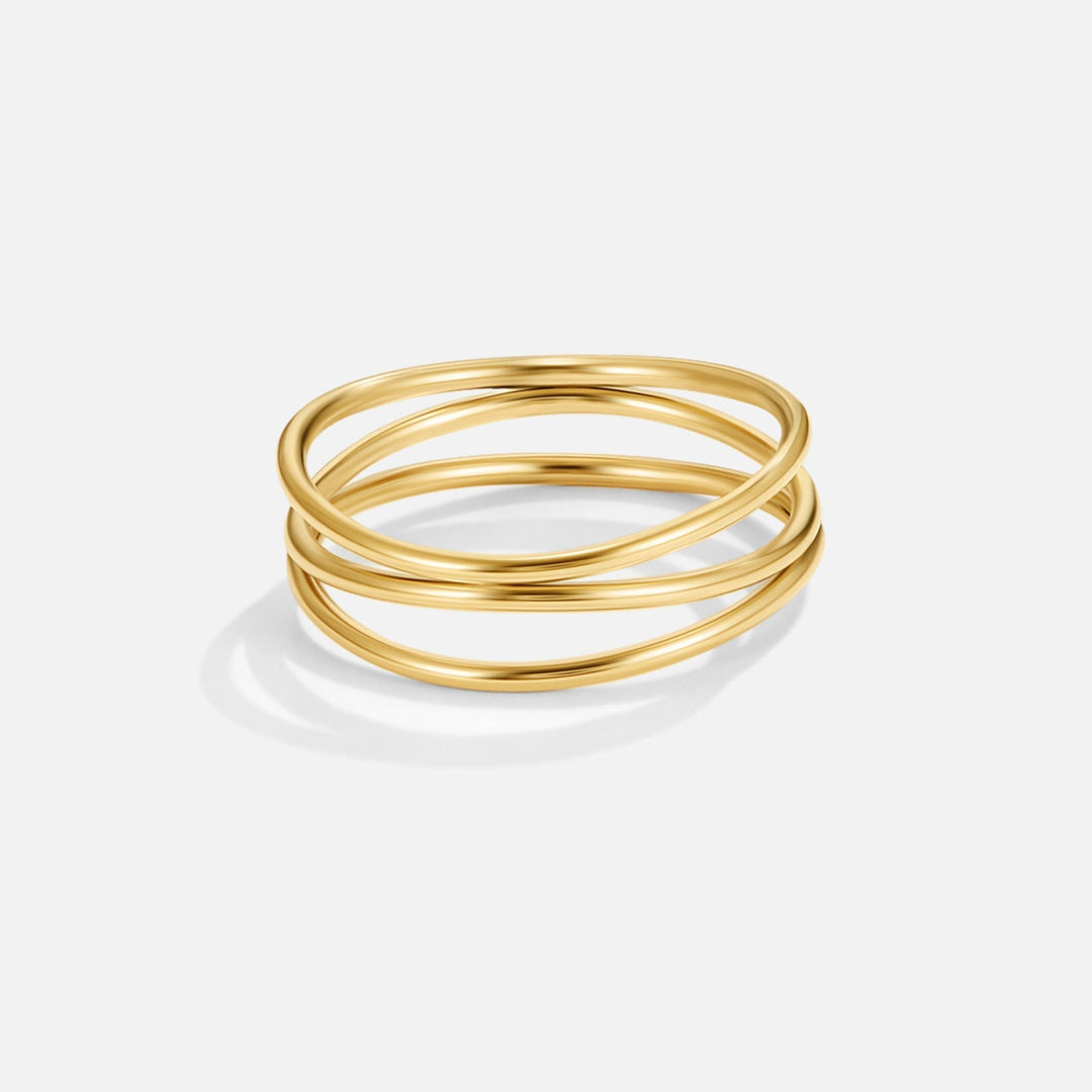 CELIA – GOLD INFINITY RING